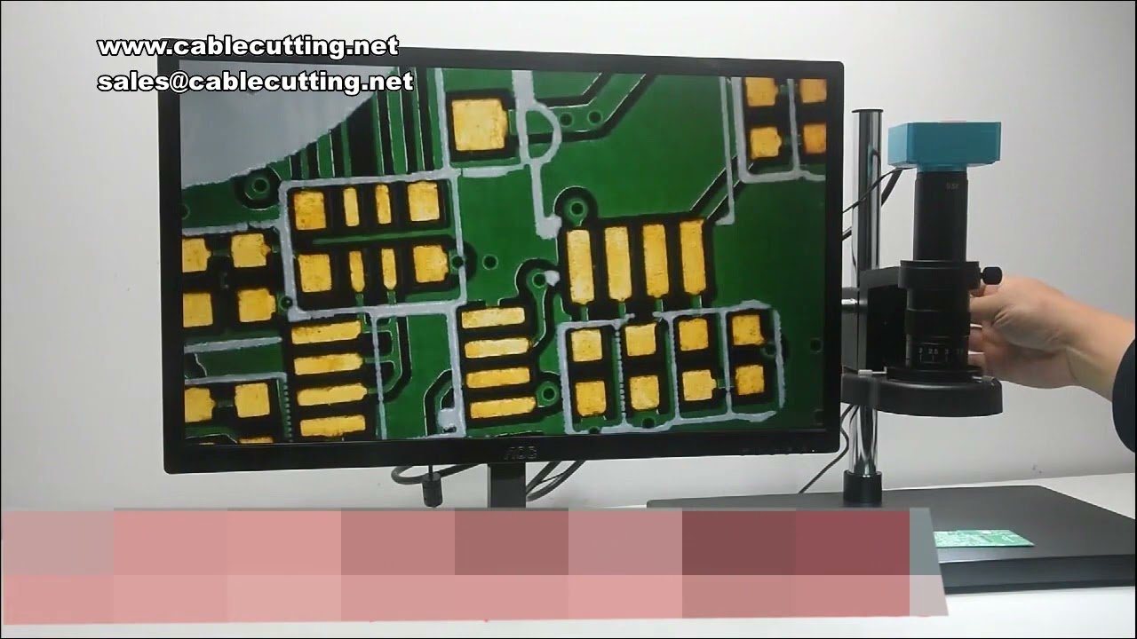 4K HD-mikroskooppi teollisuusmittaukseen, digitaalinen optinen korjauskamera