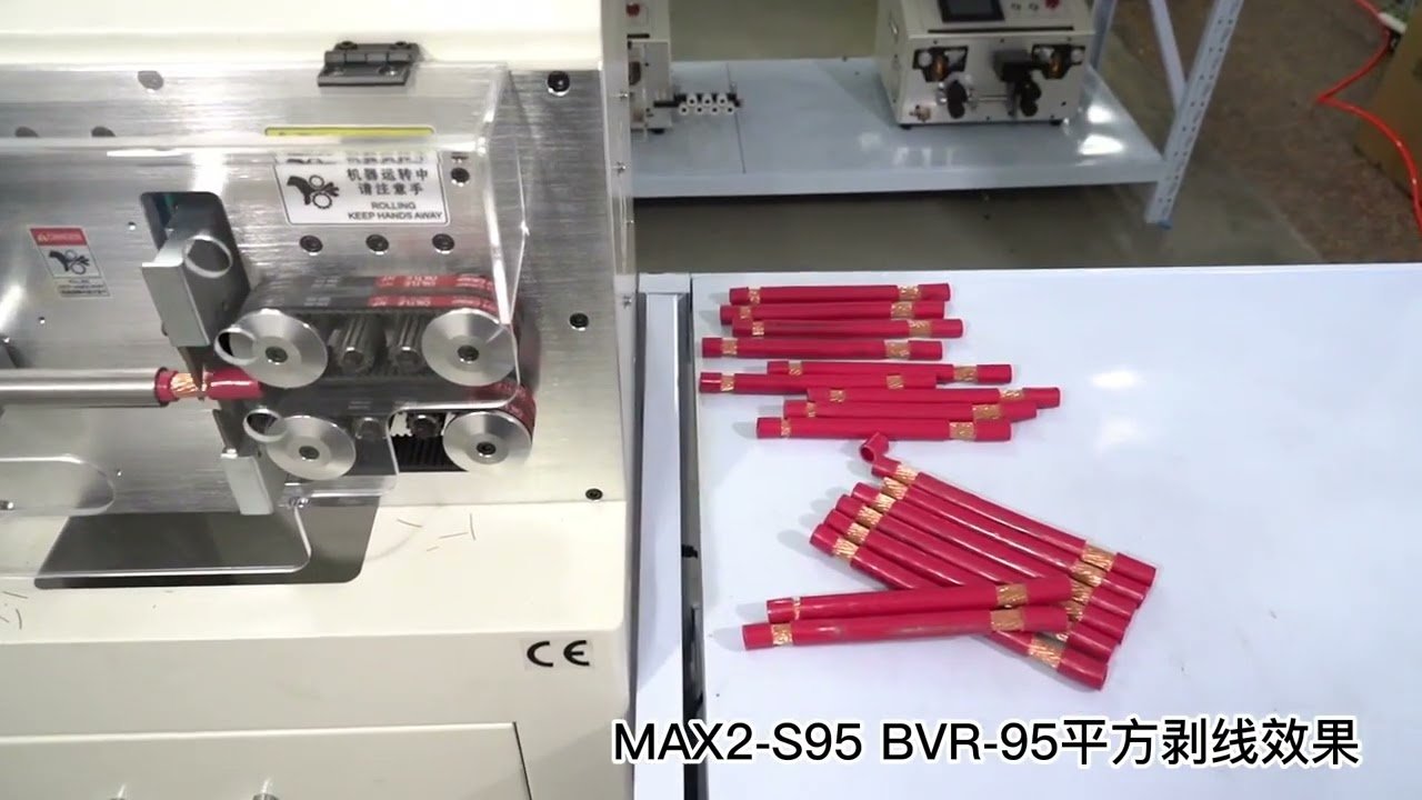 LY SWT508MAX2 S95 - 8-pyöräinen kuorinta- ja leikkauskone pyöreille kaapeleille (max 15 mm)