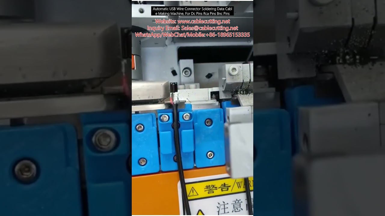 Automaattinen USB-johtimen juotoskone datakaapelin valmistukseen, DC-, RCA- ja BNC-liittimille