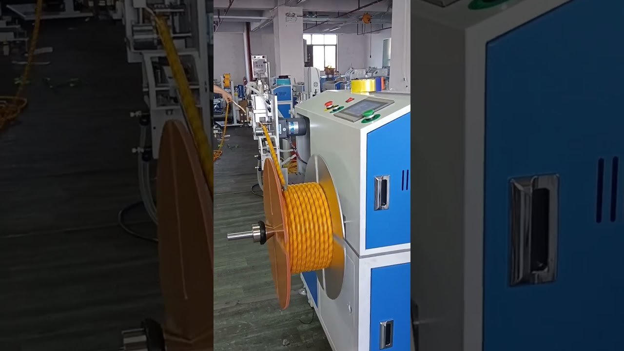Automaattinen putkenkelauskone – live-demo: nopea toiminta, yli 100 m/min #tehdas #kone