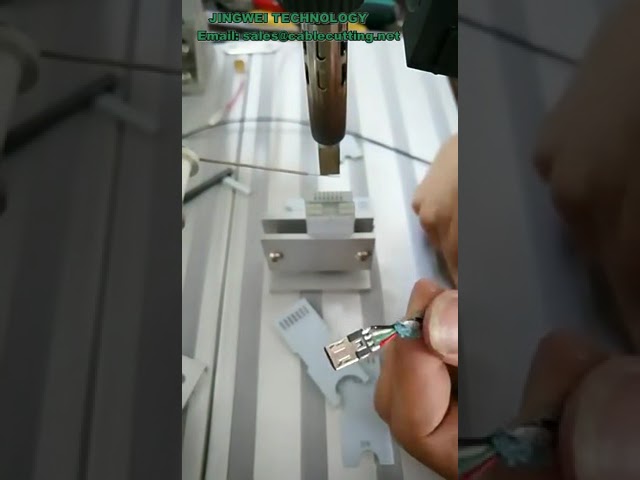 Tarkka Type-C-kaapelin hitsauskone iPhonen USB-A-pään automaattiseen DIY-juottamiseen