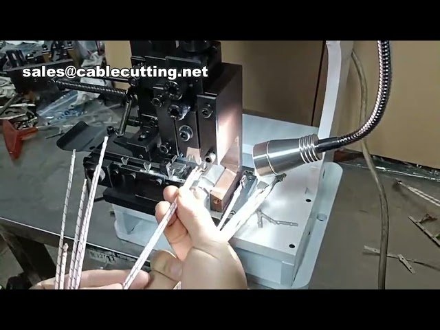 Sähkökaapelin kuparijohdon liitinpuristuskone – Tehokas terminaalipuristin